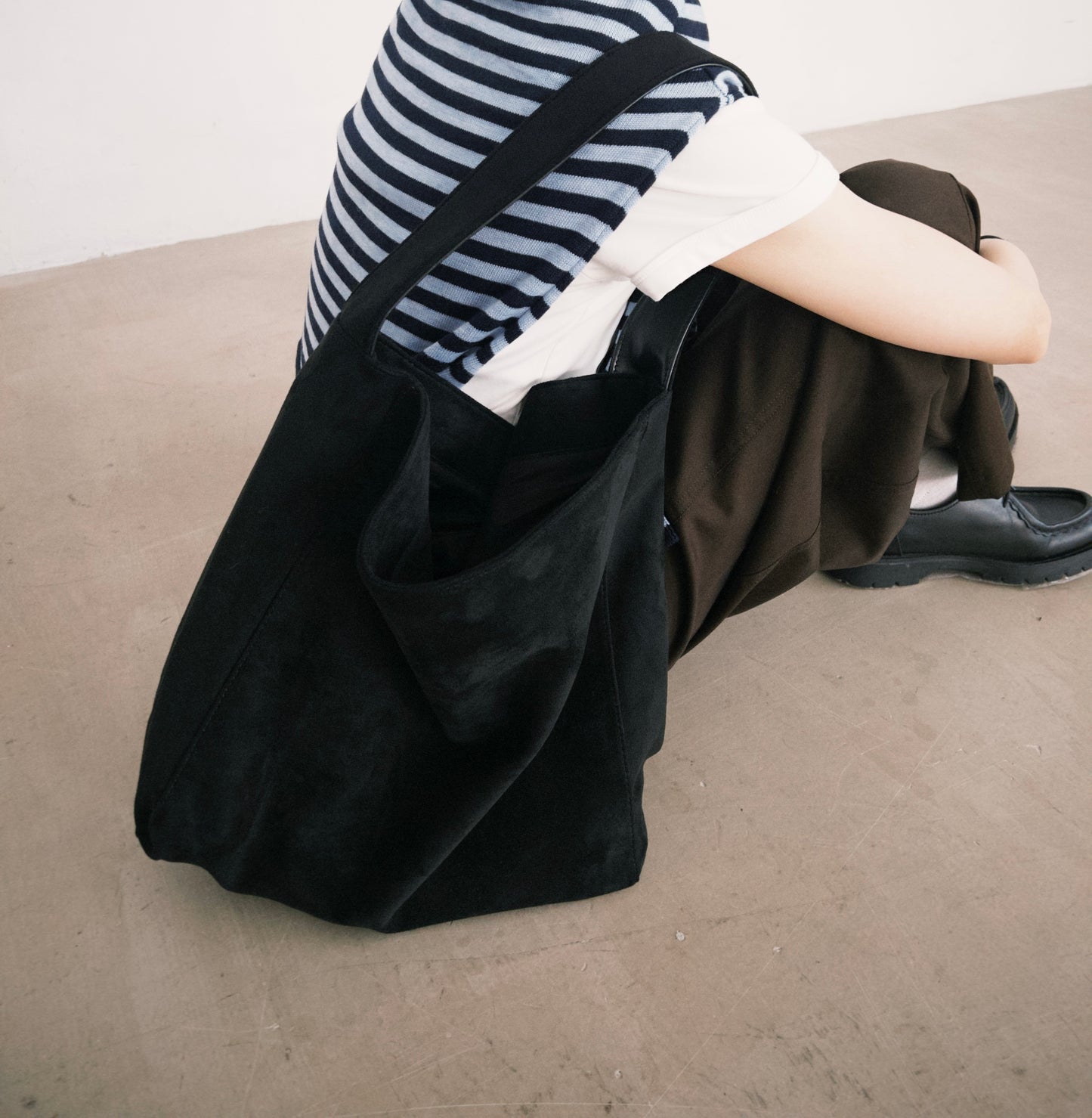 sculpted cocoon pants in brown (pre-order) （✨FPS PAYMENT)