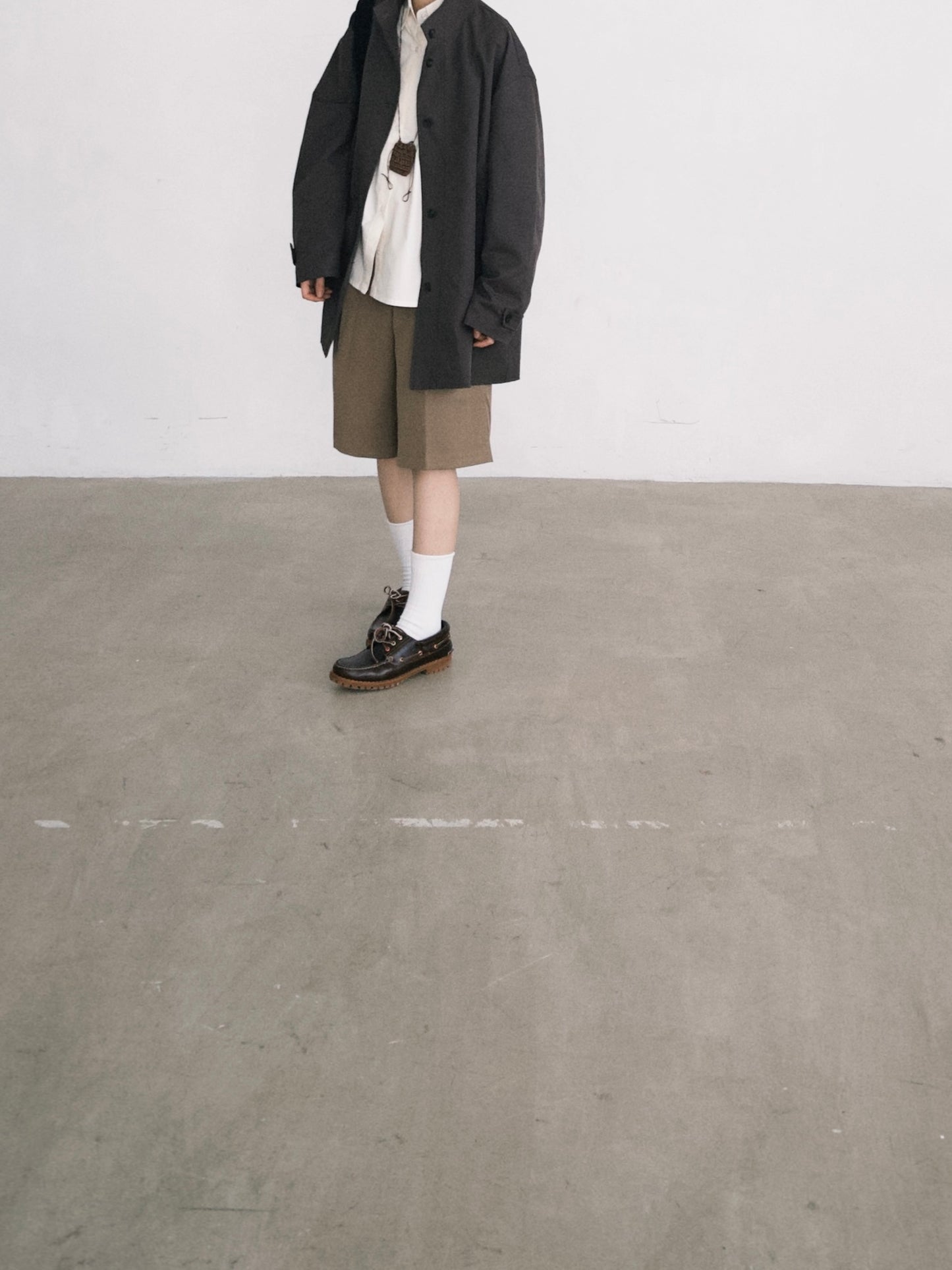 tailored collar coat in vandyke brown (pre-order)