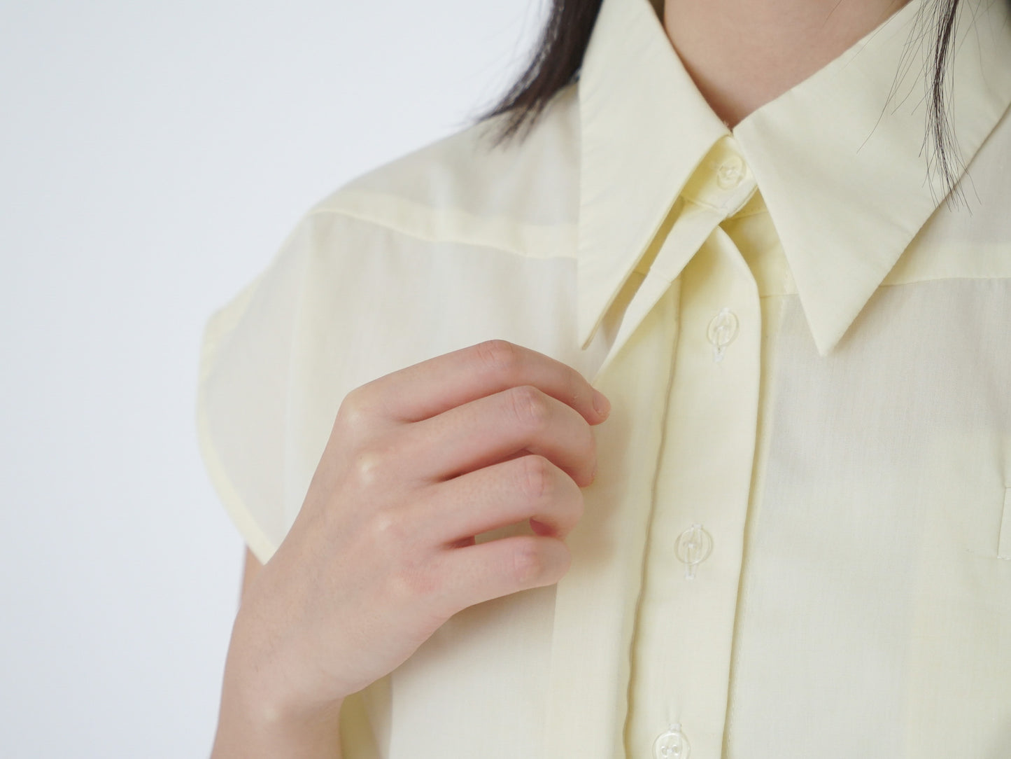 Belle shirt light lemon