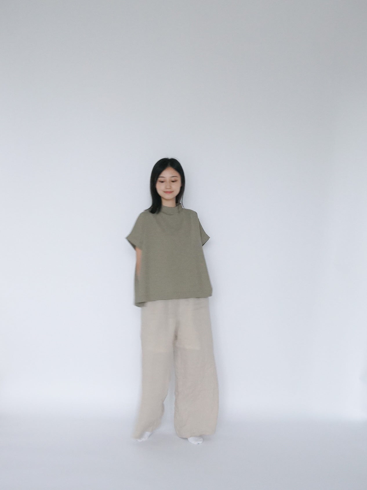 ruth top khaki