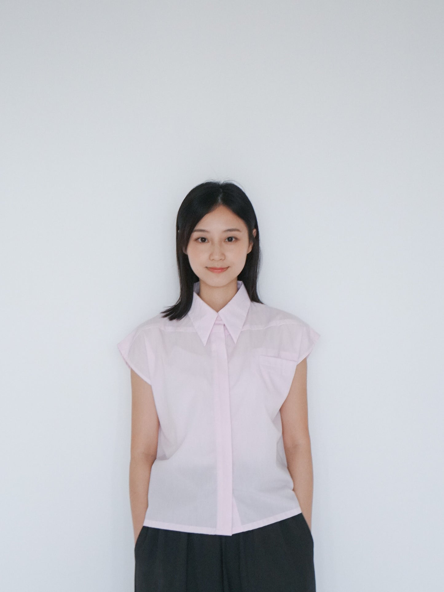 belle shirt soft pink