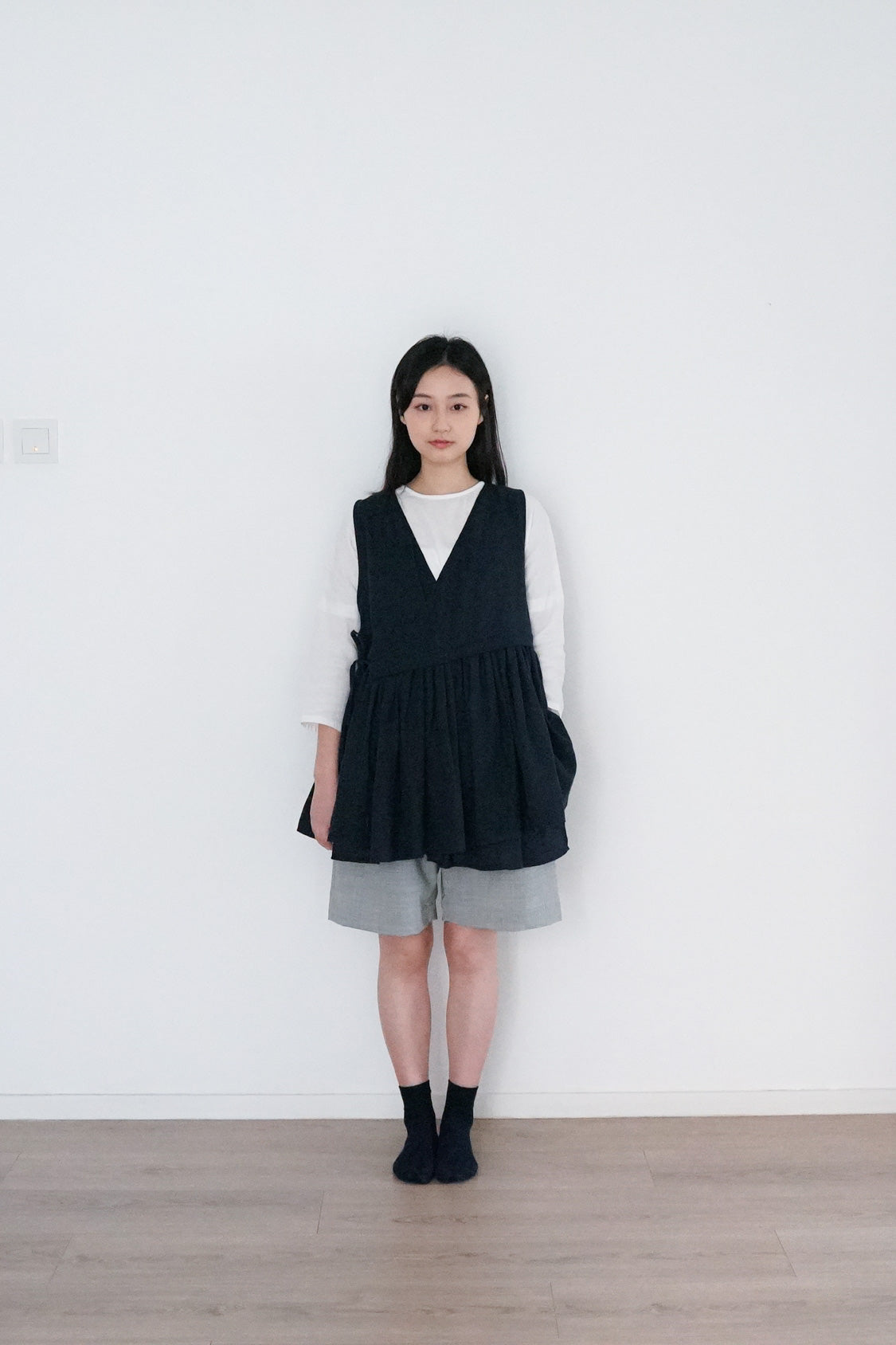 yui vest navy