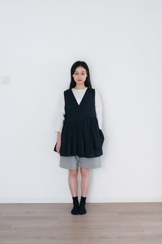 yui vest navy