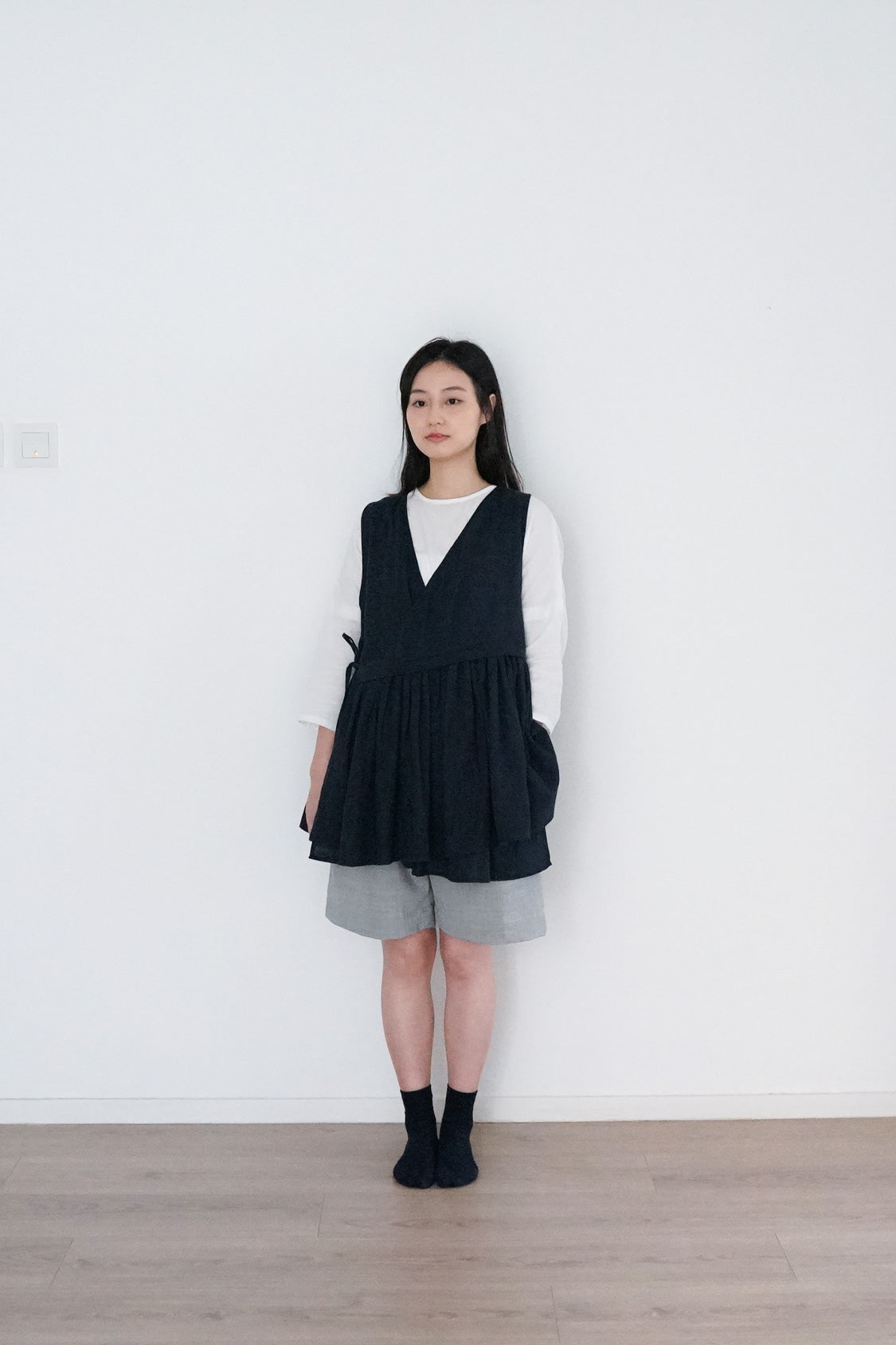 yui vest navy