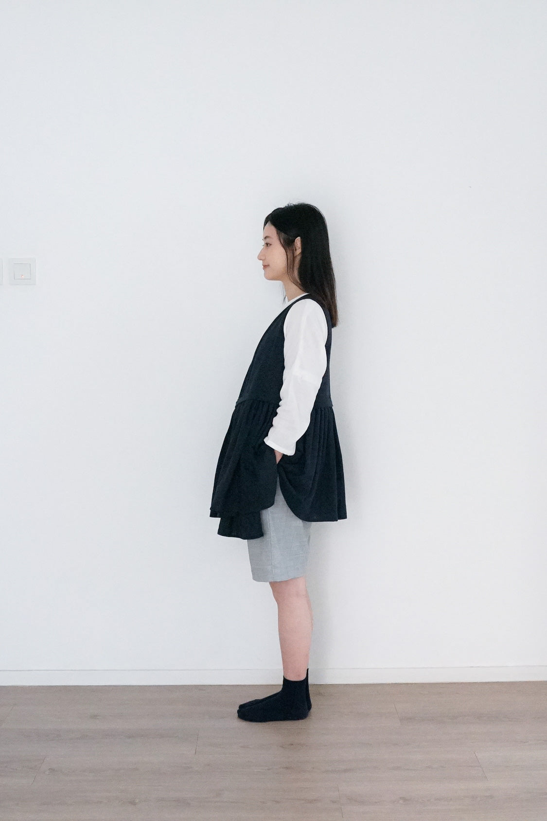 yui vest navy