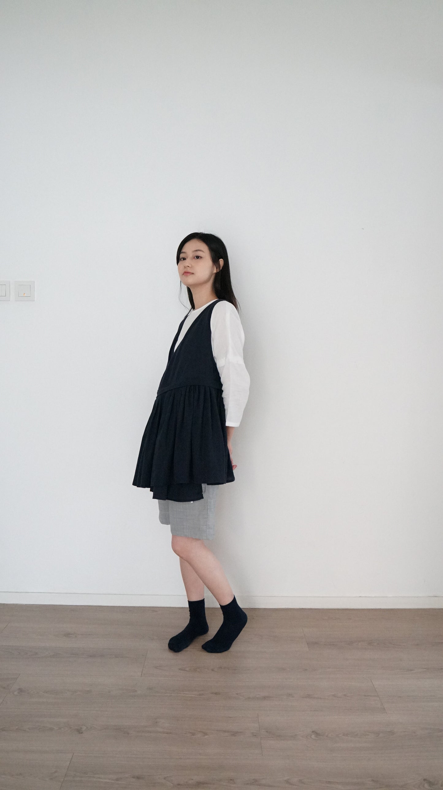 yui vest navy