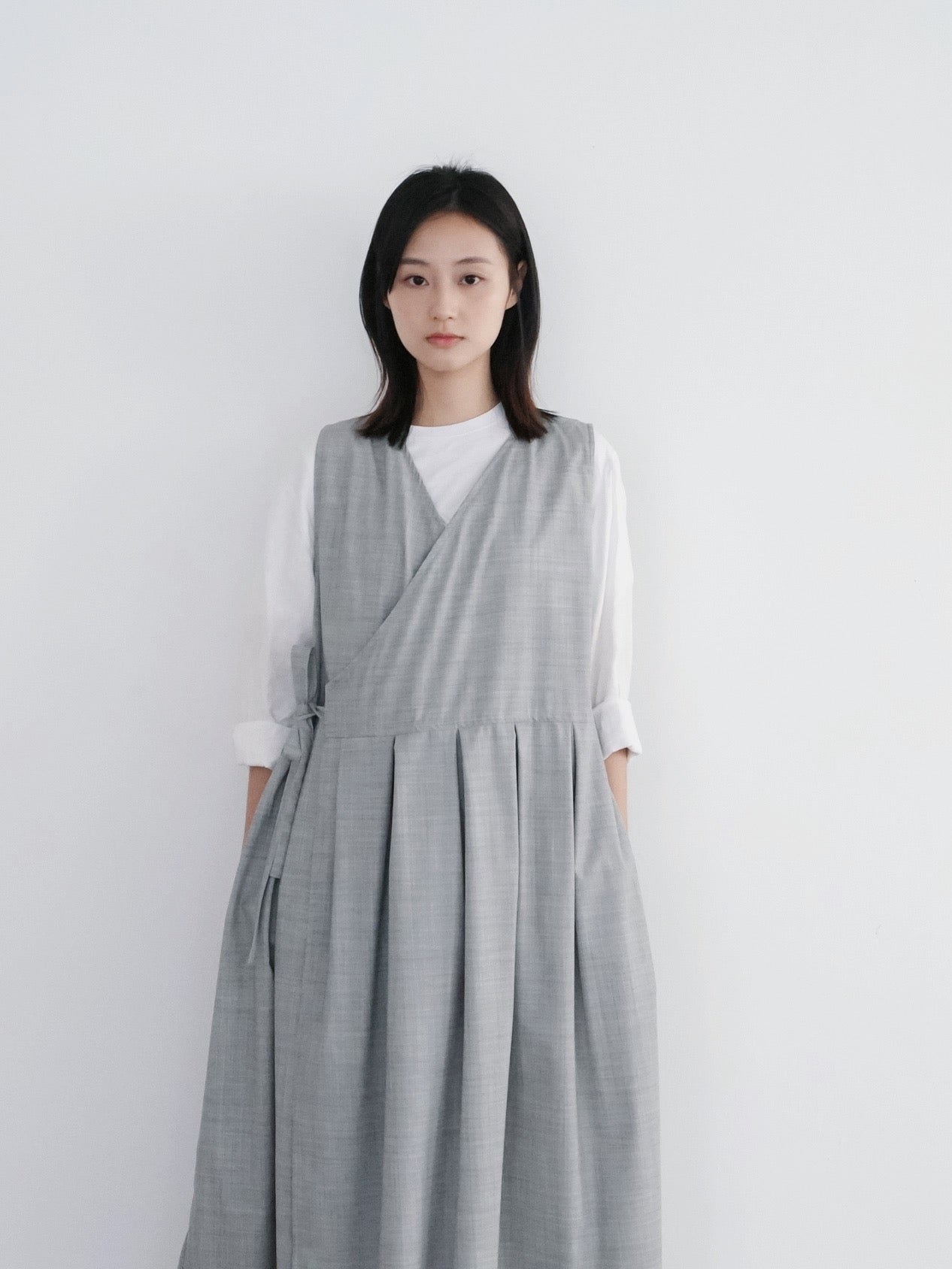 kimono ops light grey