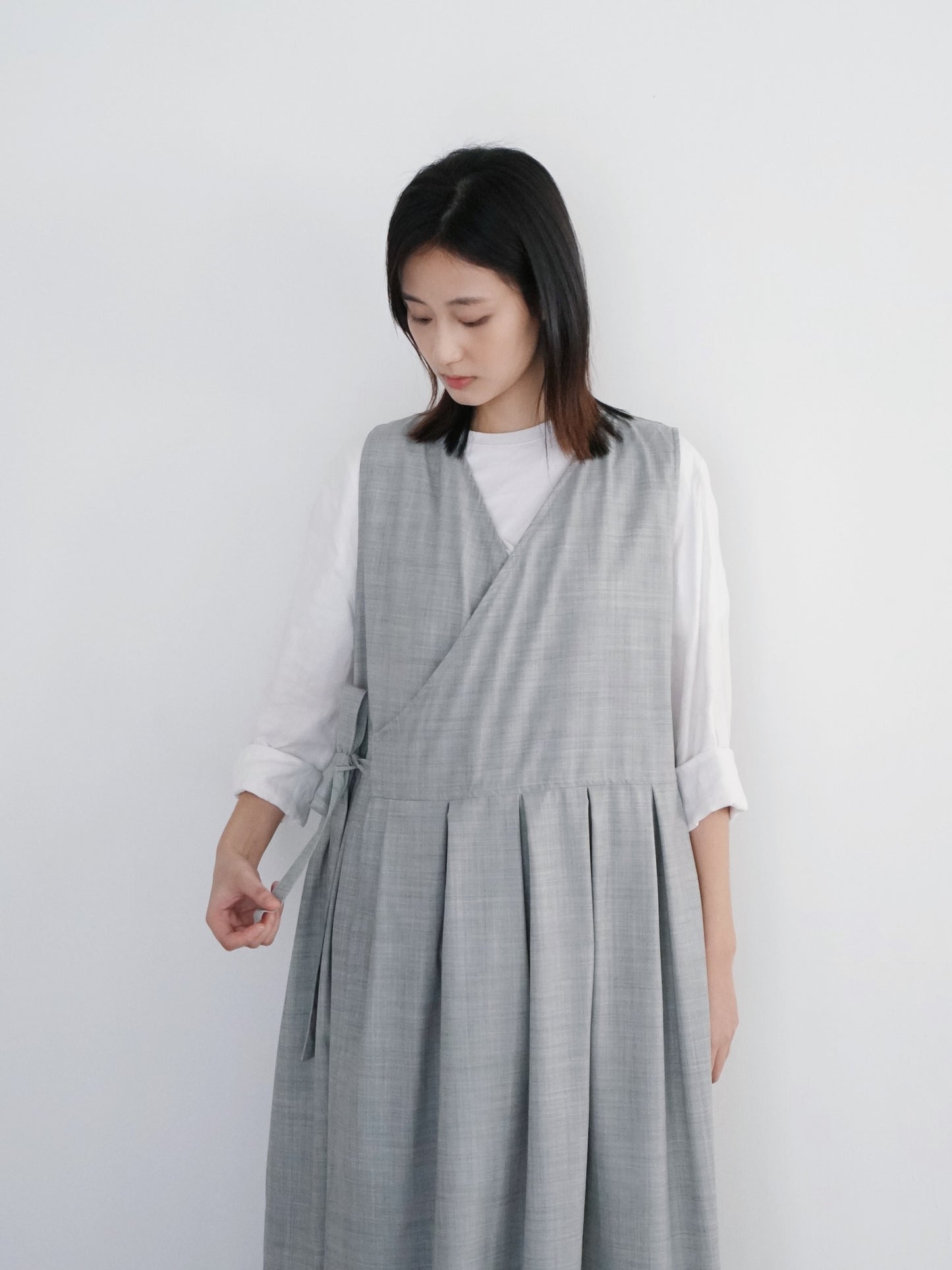 kimono ops light grey