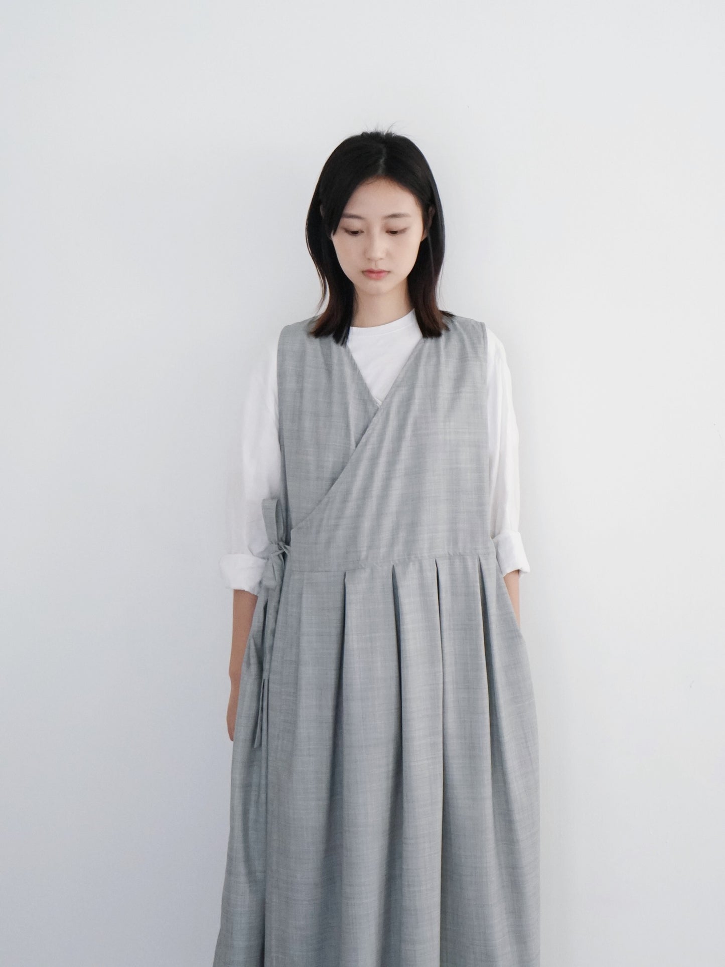 kimono ops light grey