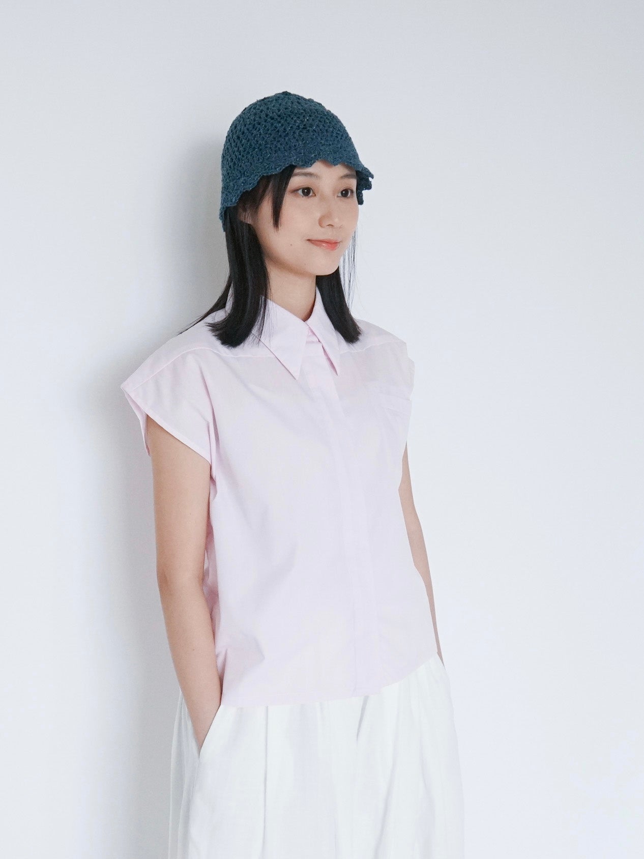 belle shirt soft pink