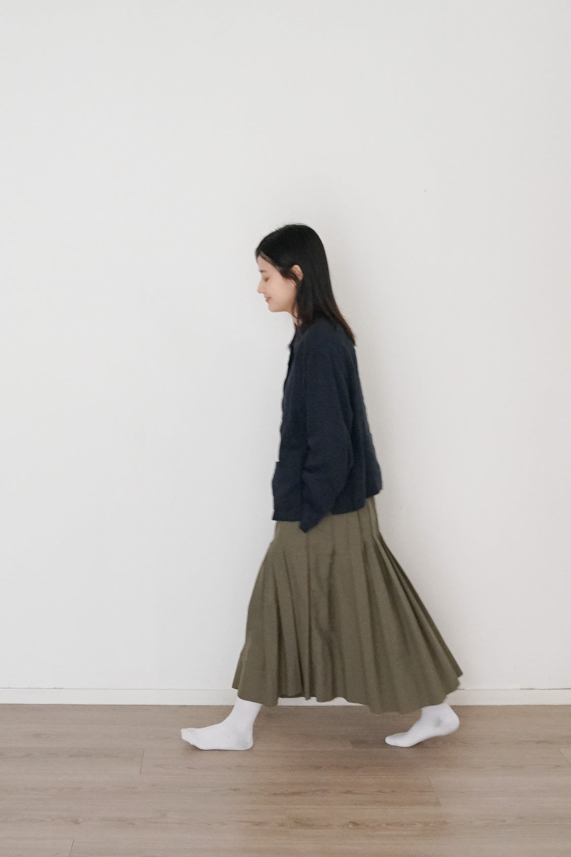 3-ways skirt olive