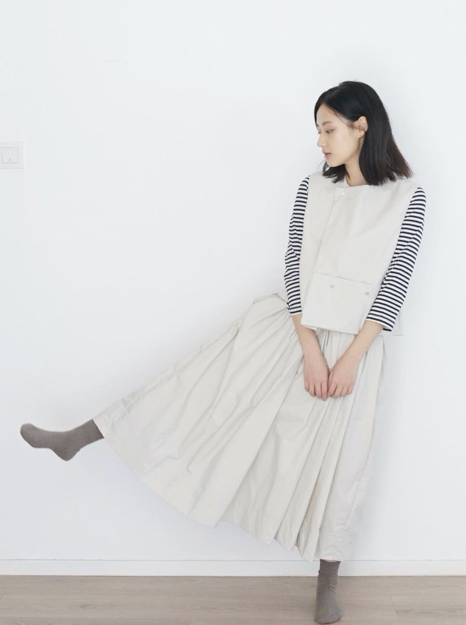 2-ways skirt ivory