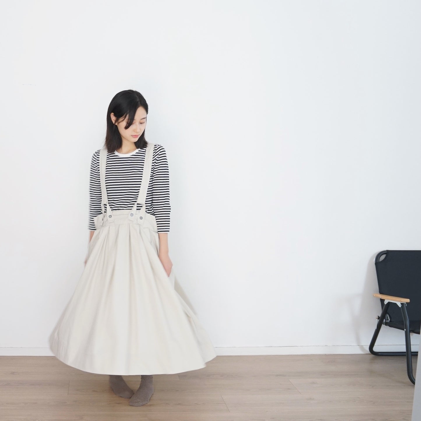 2-ways skirt ivory