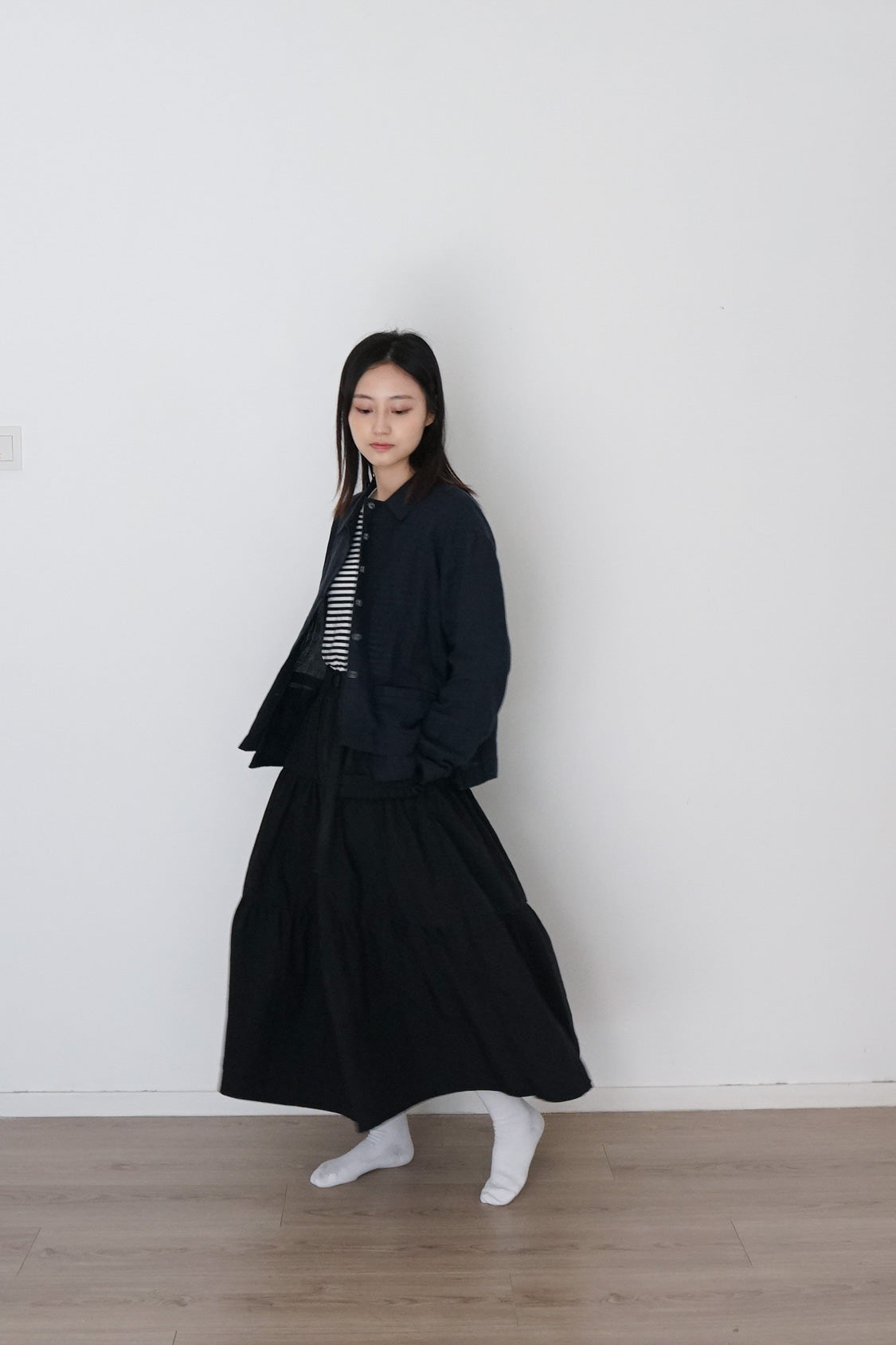 basic skirt black