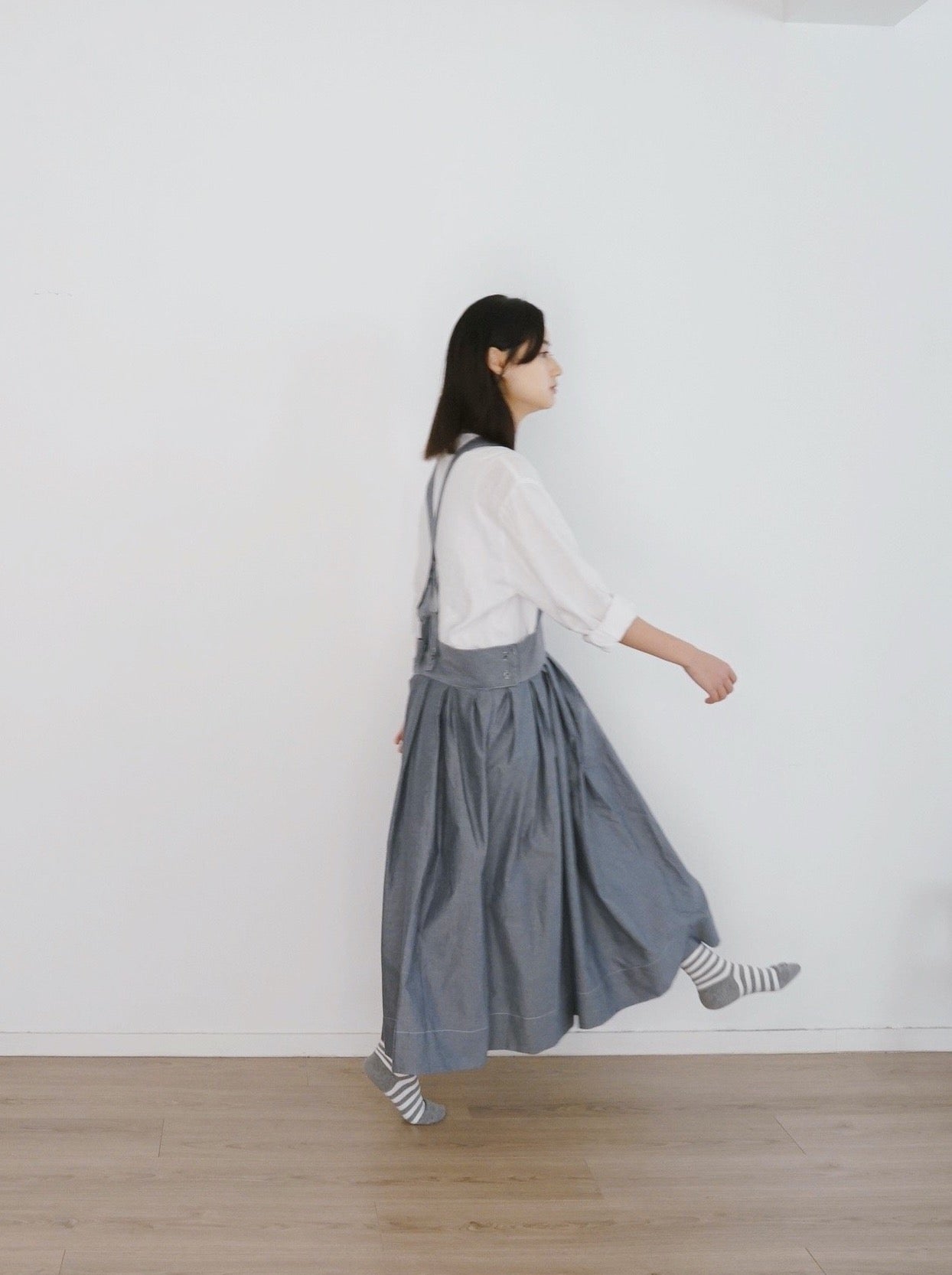 2-ways skirt denim