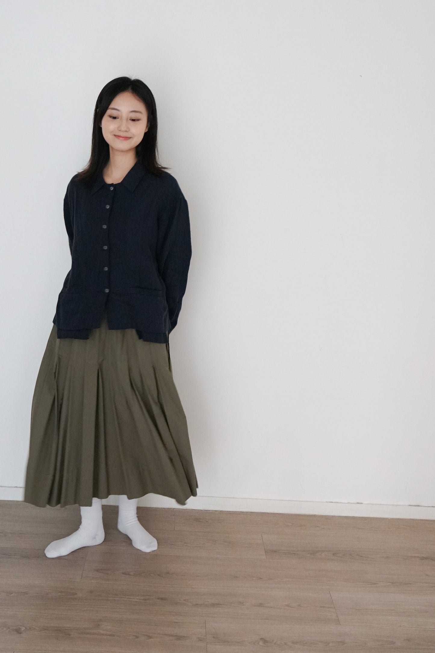 3-ways skirt olive