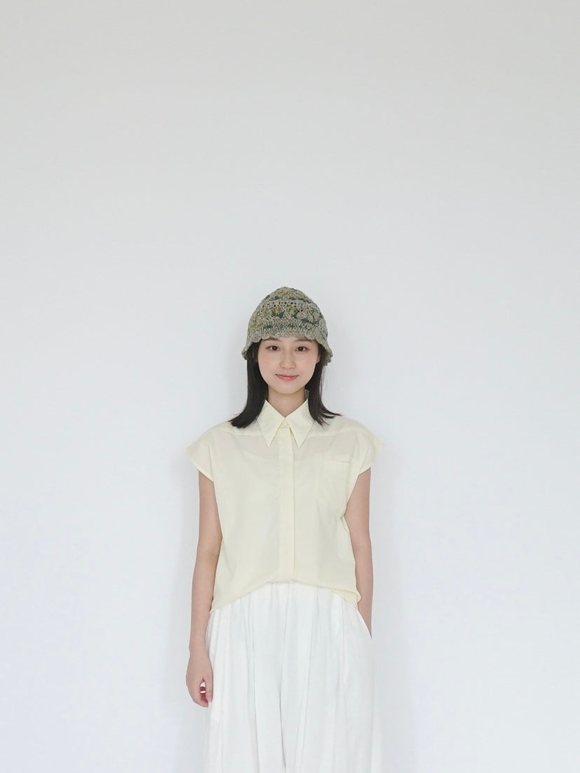 Belle shirt light lemon