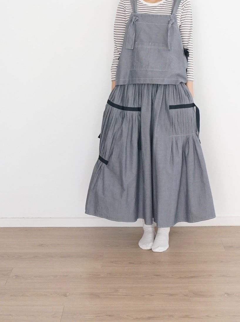 organ skirt denim