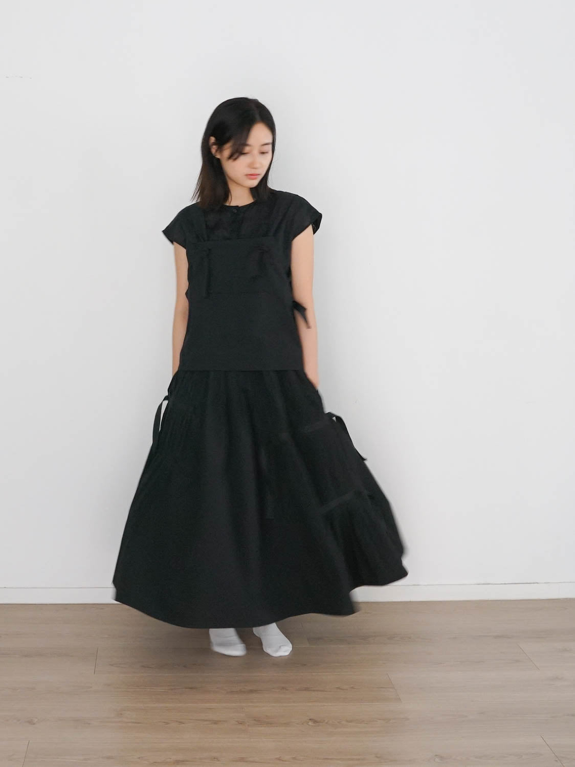 organ skirt black