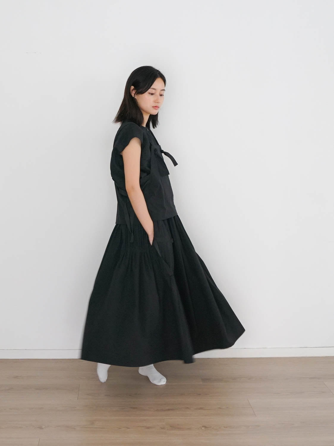 organ skirt black